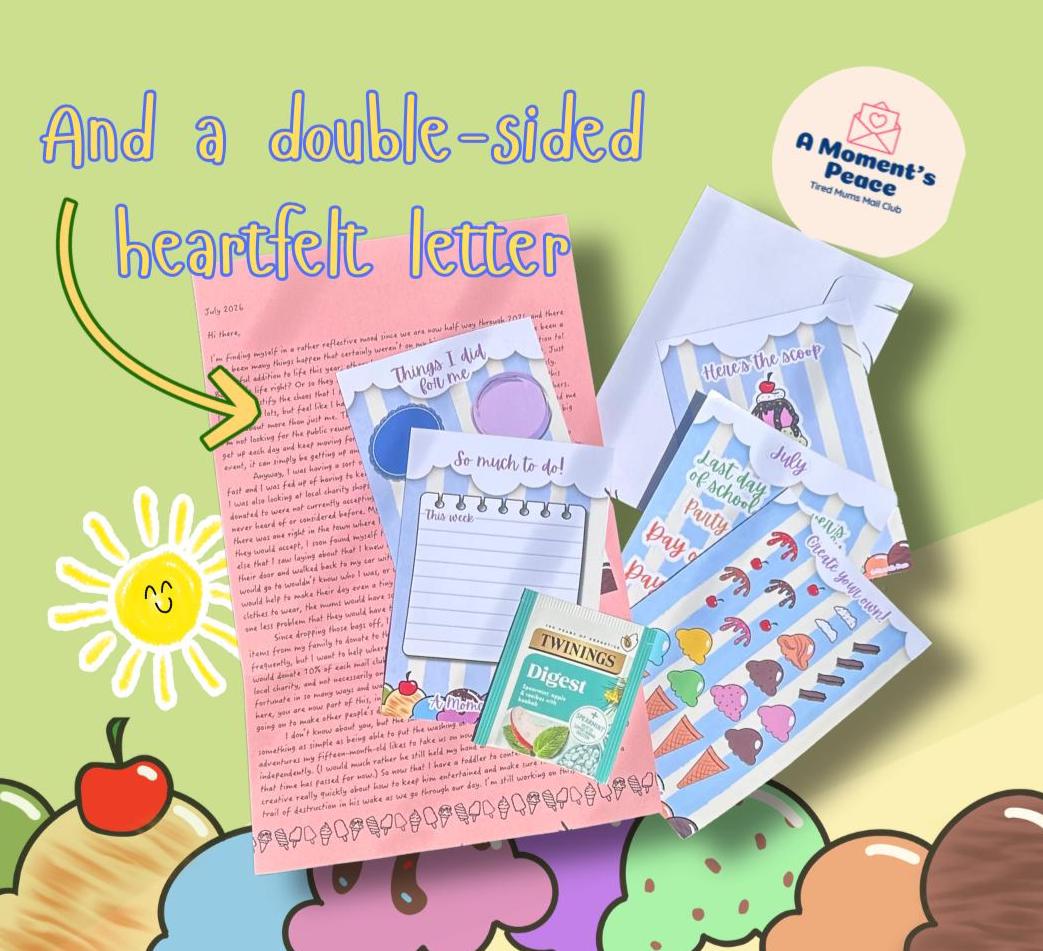 Snail Mail Club, Letter subscription service for Mums - July 2026