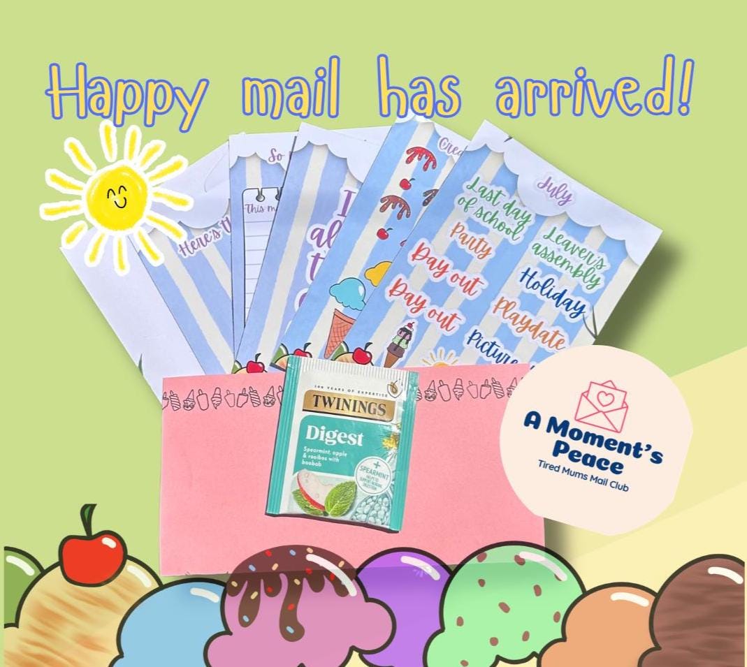 Snail Mail Club, Letter subscription service for Mums - July 2026